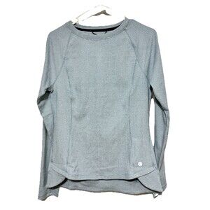 Avalanche Outdoor Supply Co. Gray Striped Long Sleeve Active Shirt Women’s M